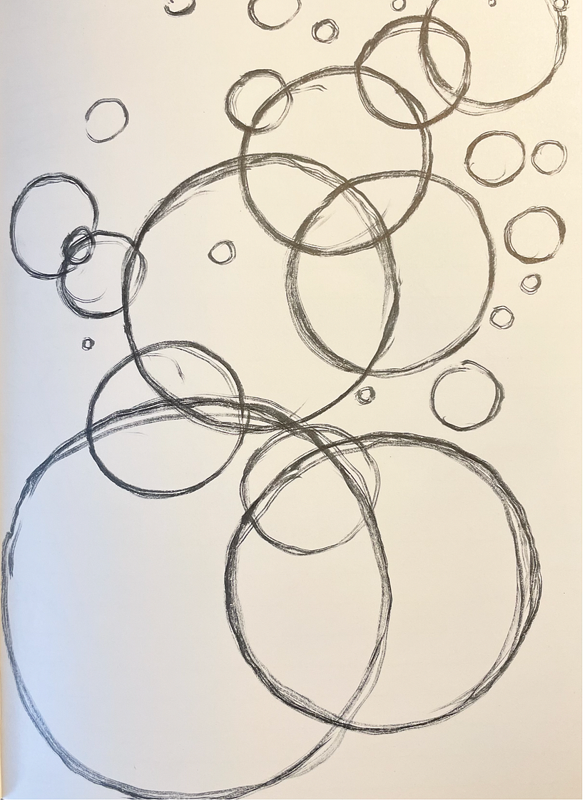 Day 23  LONGING  (illustrate a feeling with abstract shapes)