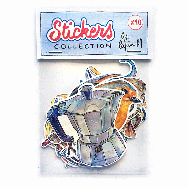 Stickers collection by Lapin 1