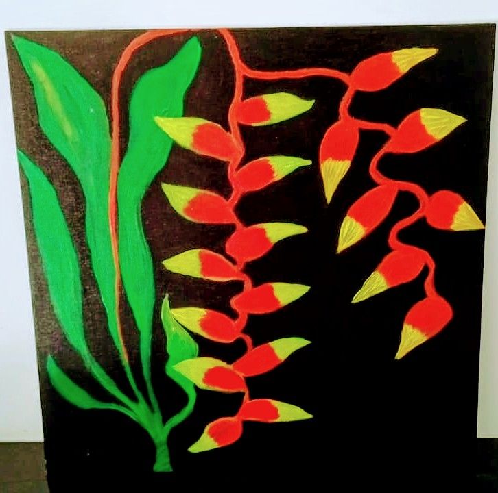 Flores y hojas: Pintura botánica con acrílico 3