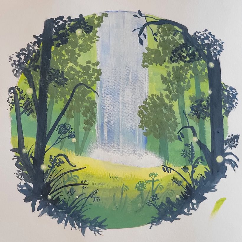 My project for course: Painting Atmospheric Landscapes with Gouache 2