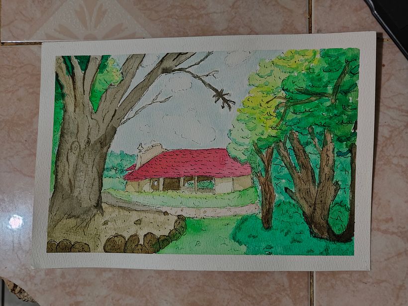 Mi proyecto del curso: Pintura de acuarela: Colorea escenarios y ambientes vivos  2