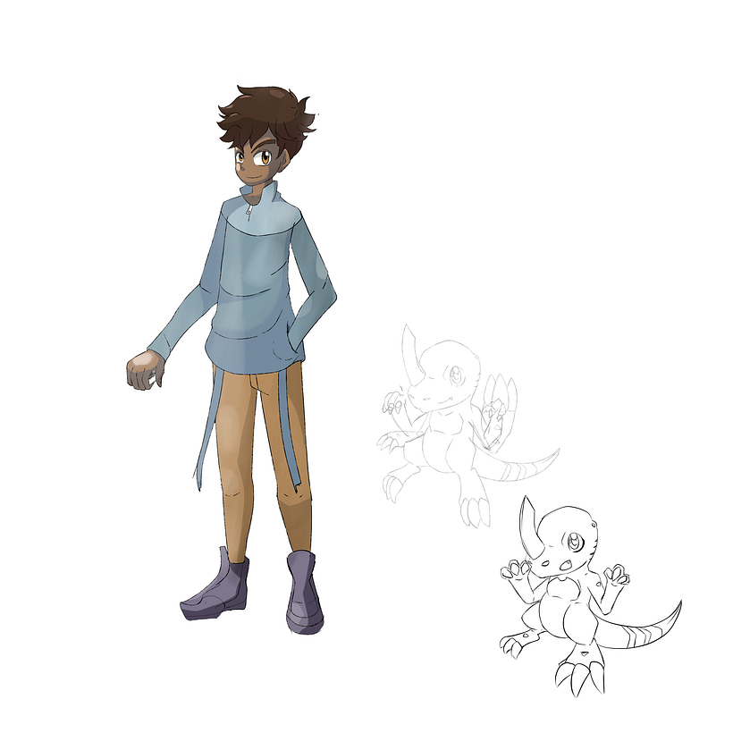 Meu projeto do curso: Desenho de personagens mangá do zero 1