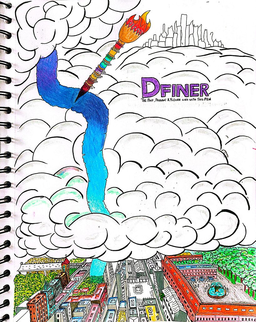 DFINER : the past, present and future lies within this pen.