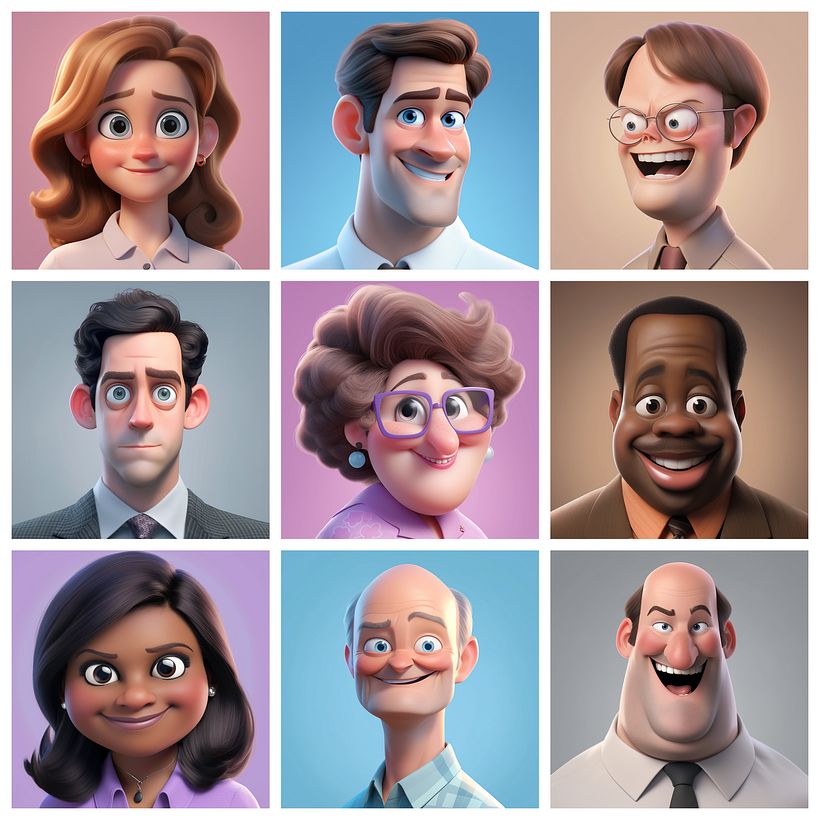 Famous Characters in 3D Animation Style with Midjourney 7