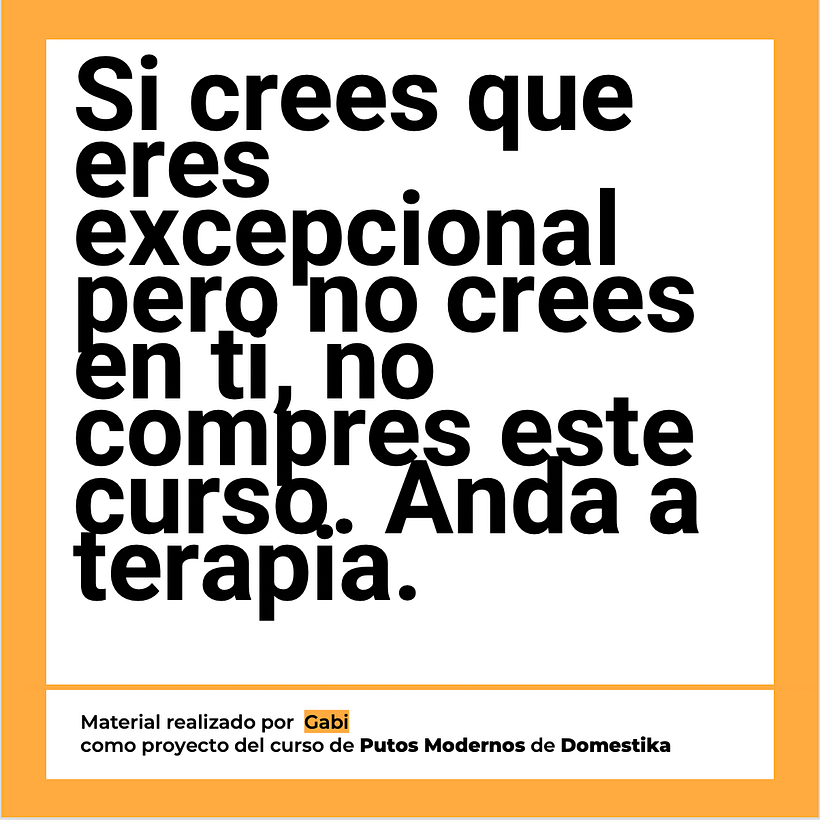Mi proyecto del curso: Copywriting para copywriters 2