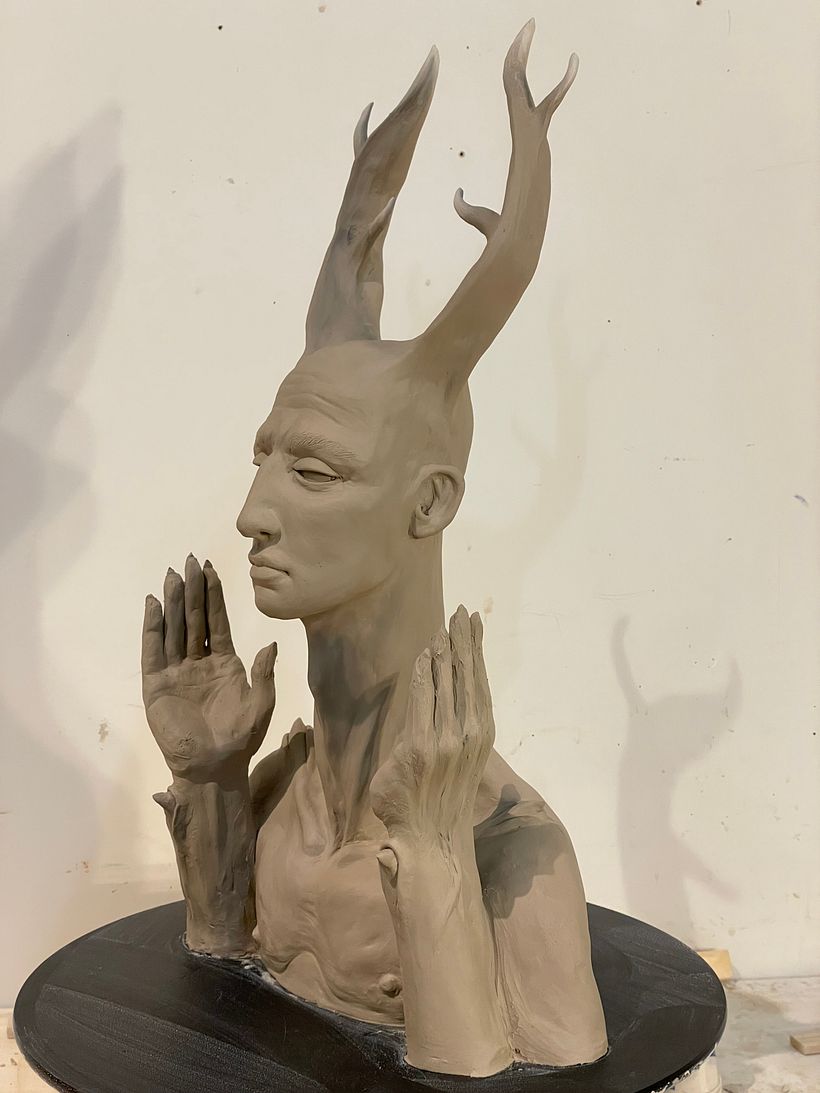 My project for course: Introduction to Clay Figurative Sculpture 4