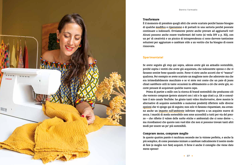 "(Im)perfetto Sostenibile" A book about (im)perfect sustainable living solutions 9