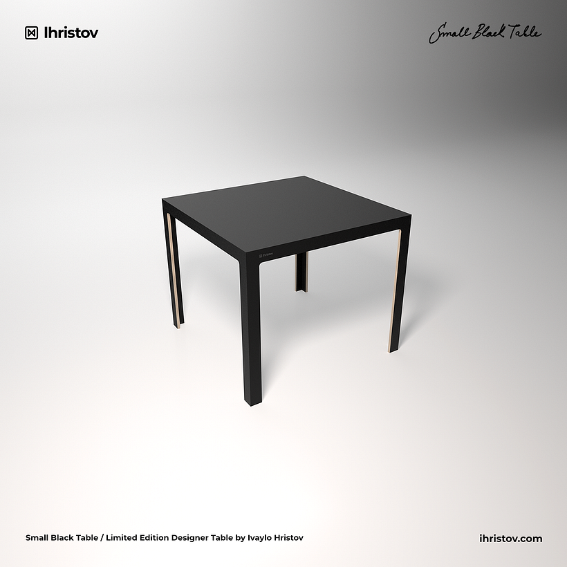 Small Black Table 7