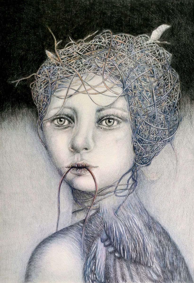 Il mio progetto del corso: Illustrazione su sketchbook con penna: sbaglia con stile 1