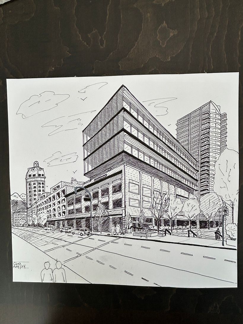 My project for course: Urban Architectural Sketching with Ink 2