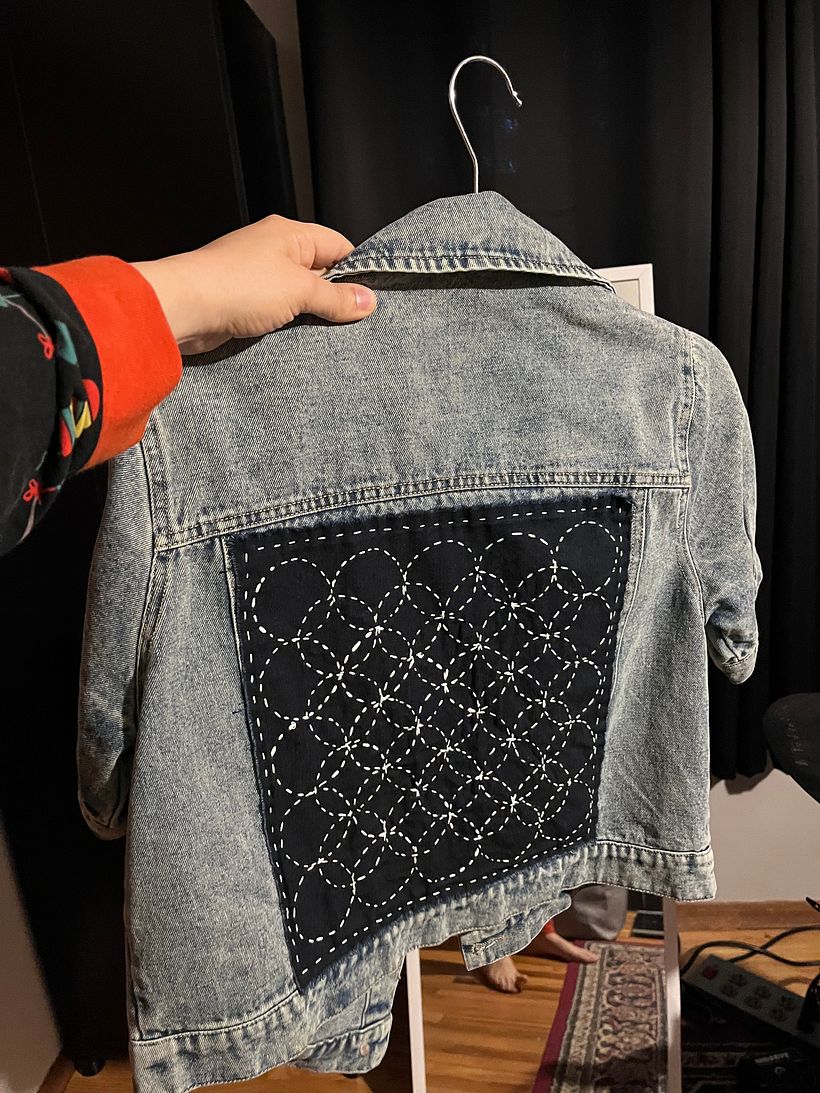 My project for course: Introduction to Japanese Sashiko Stitching 1