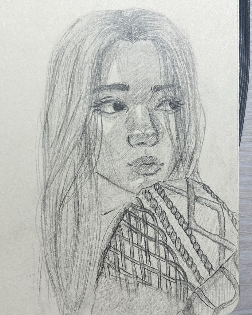 My project for course: Portrait Sketchbooking: Explore the Human Face 4