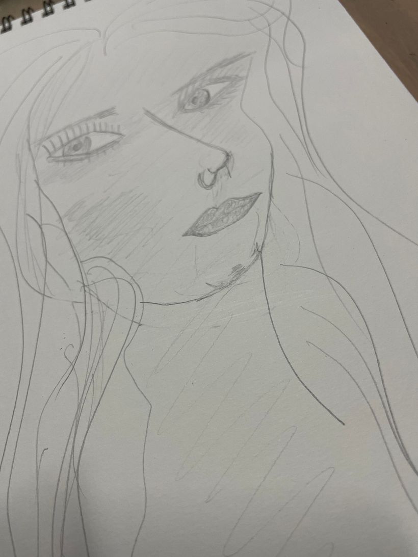 Mi proyecto del curso: Sketchbook de retrato: explora el rostro humano 3