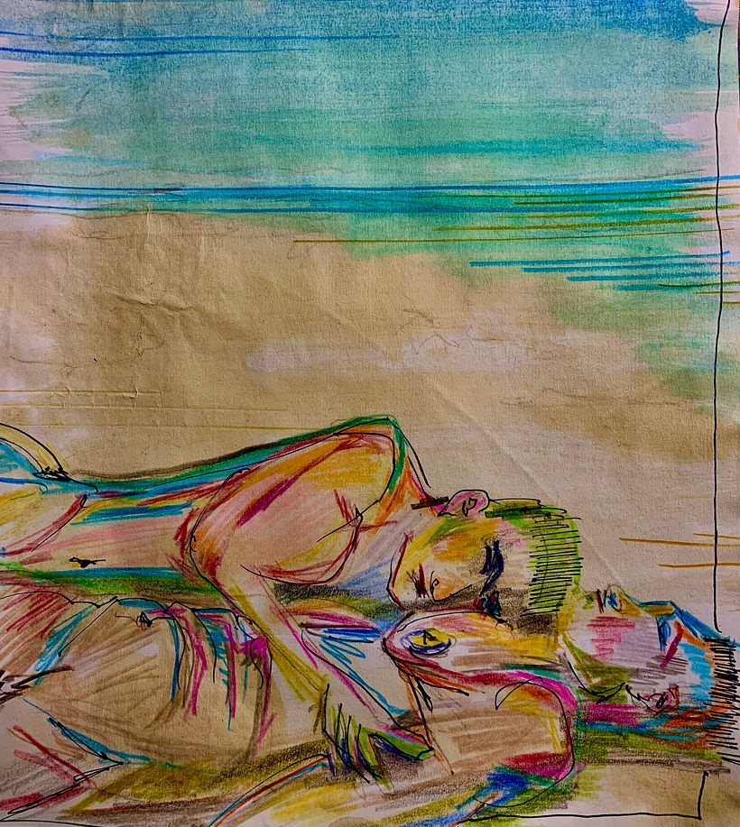 My project for course: Expressive Figure Drawing: Explore Lines, Shapes and Colors 2
