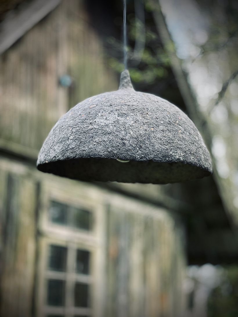 Paper pulp lamps 4