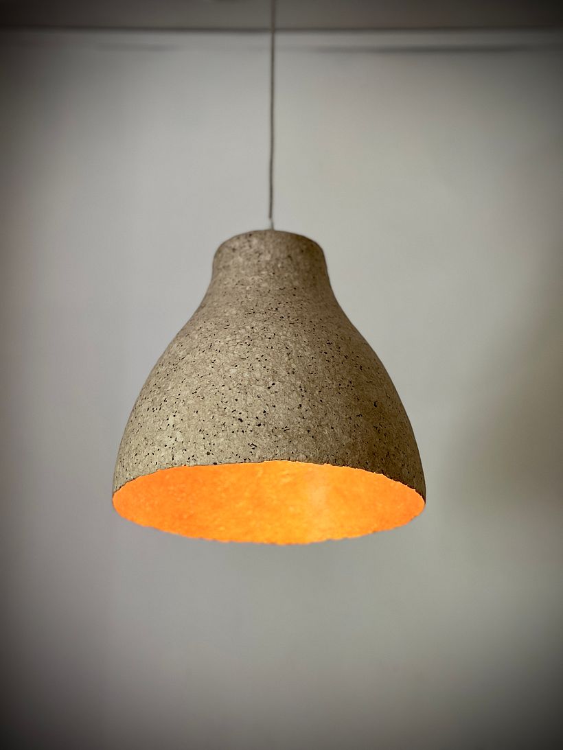 Paper pulp lamps 3