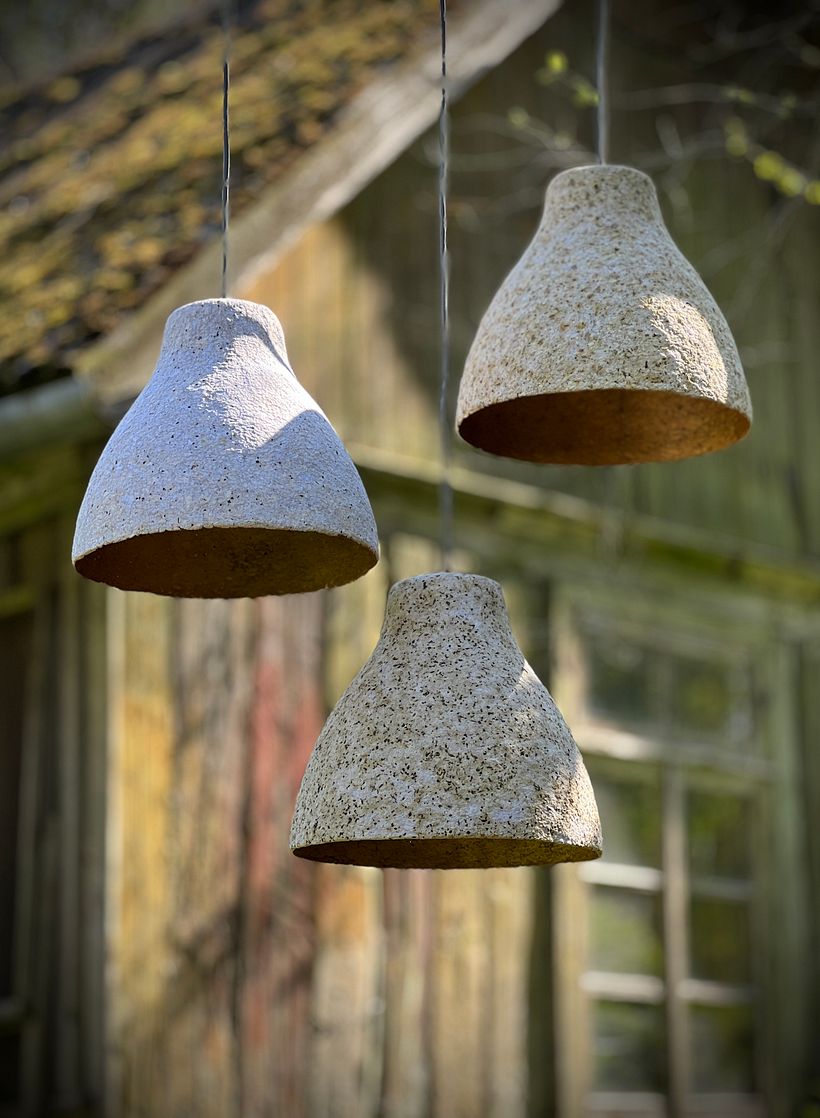 Paper pulp lamps 4
