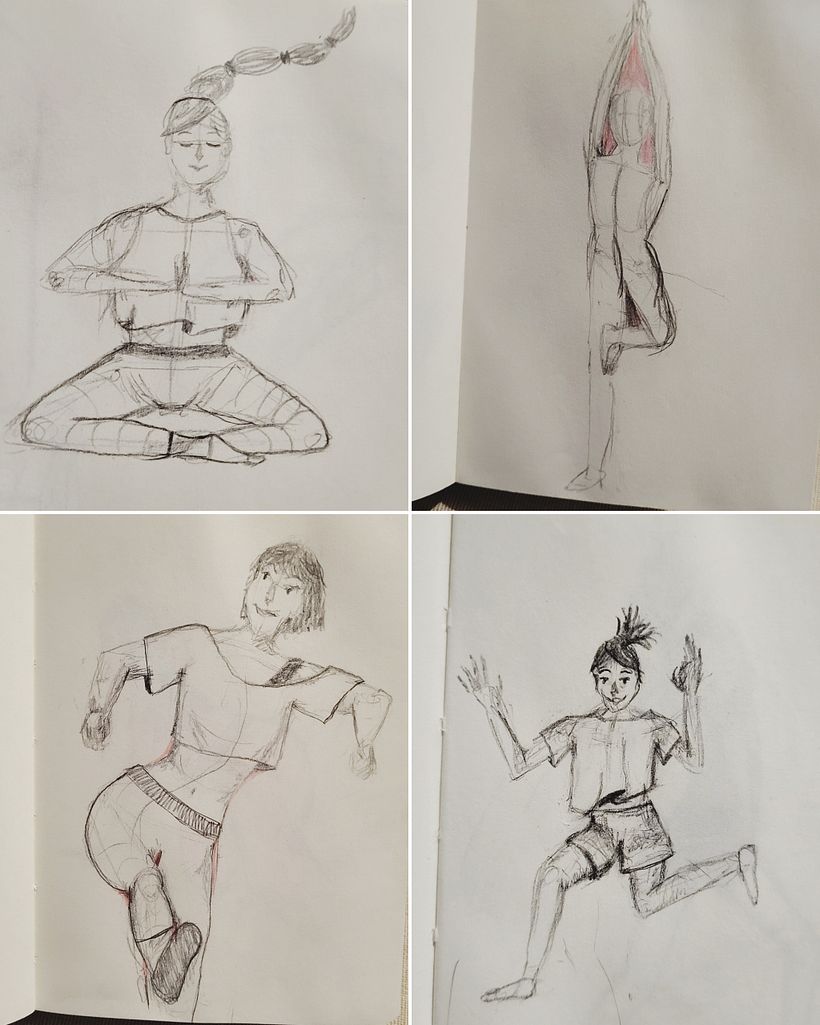 J'ai essayé sans support visuel, à partir de mon imagination