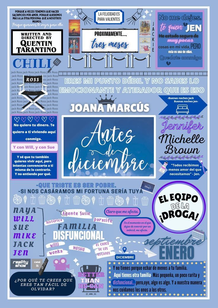 De la autora y escritora Joana Marcus "Antes de diciembre",en lo personal, es uno de mis libros favoritos.