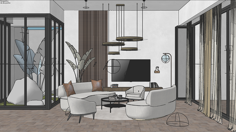 Mi proyecto del curso: Visualización arquitectónica Villa Brisa Azul 3