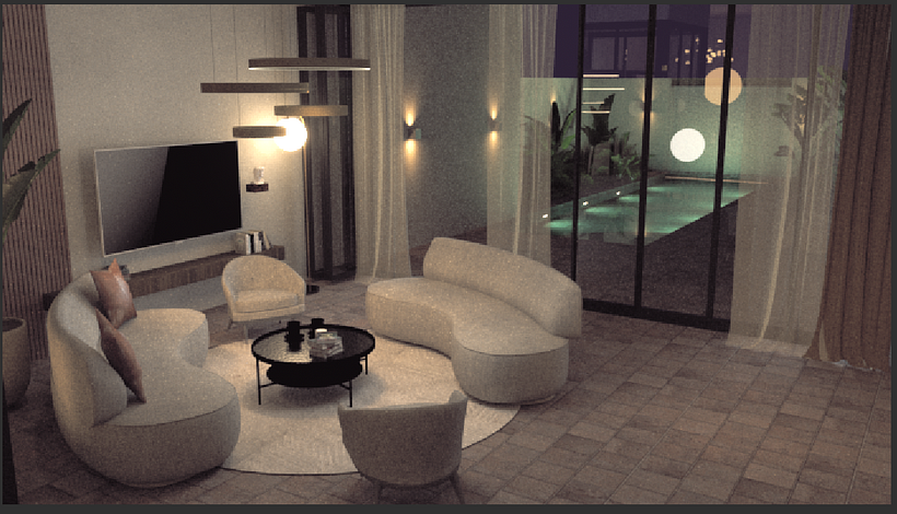 Mi proyecto del curso: Visualización arquitectónica Villa Brisa Azul 11