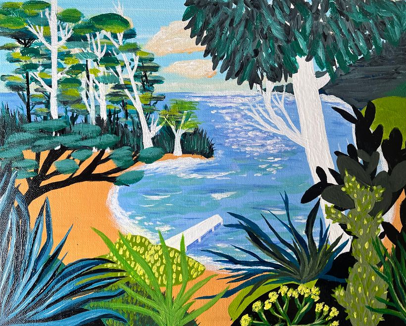 Mon projet du cours : Peinture acrylique pas à pas : créez des paysages incroyables 1