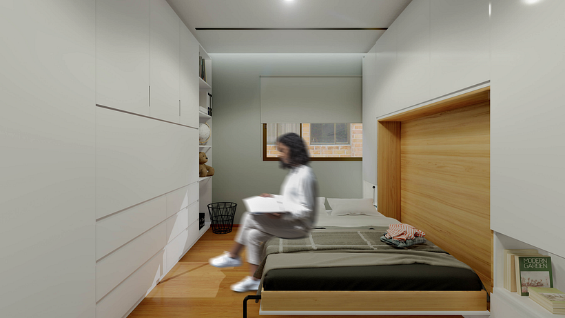 Propuesta de remodelación de departamento Vista al río 6