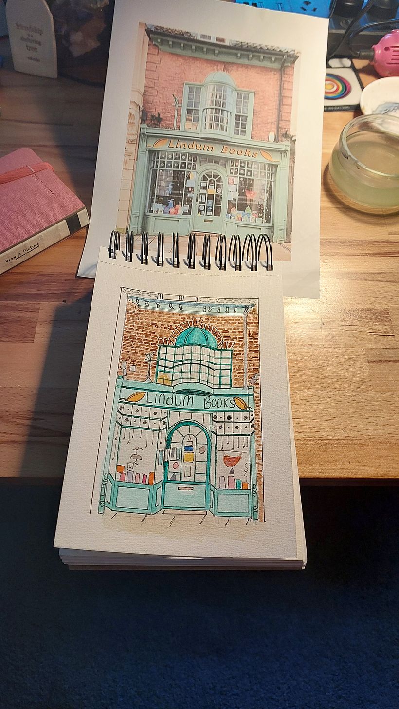 My project for course: Watercolor Urban Illustration: Portray your City 1