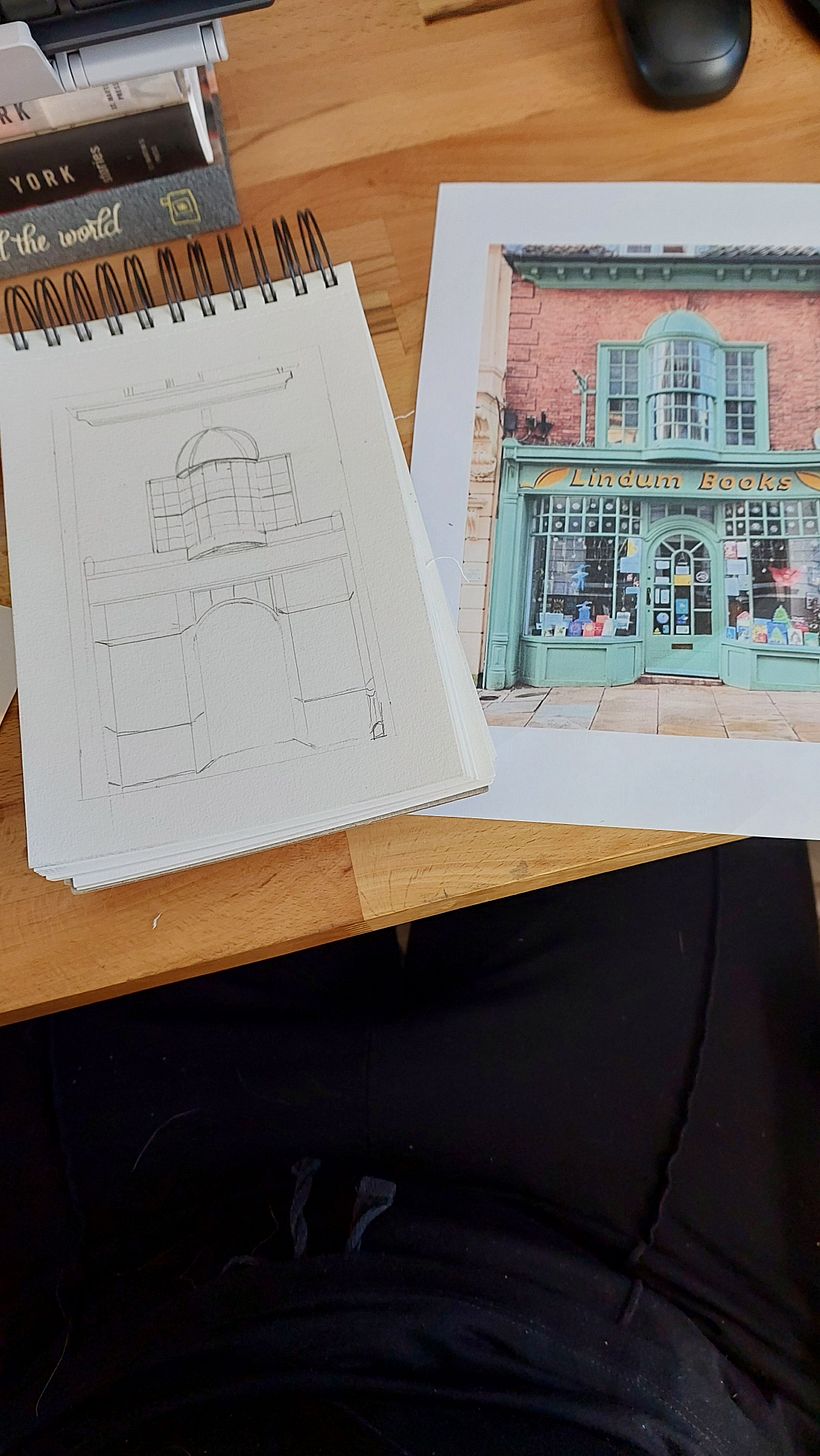 My project for course: Watercolor Urban Illustration: Portray your City 3