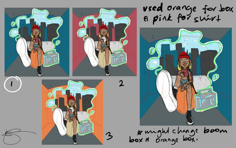 Colour Stage Thumbnails
