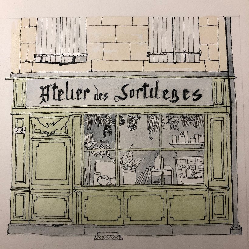 Mon projet du cours : Illustration urbaine à l'aquarelle : peignez votre ville 3