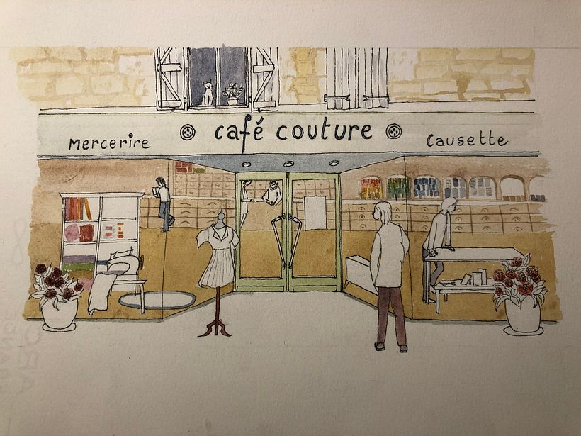 Mon projet du cours : Illustration urbaine à l'aquarelle : peignez votre ville 6
