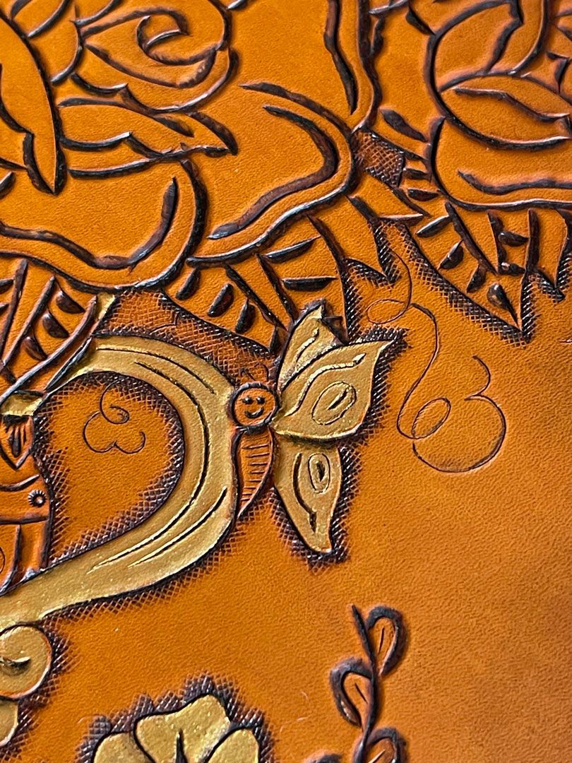 Framed Leather Artwork 2