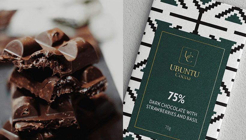 Brand Design and Packaging for Ubuntu Cocoa (fictitious company) 3