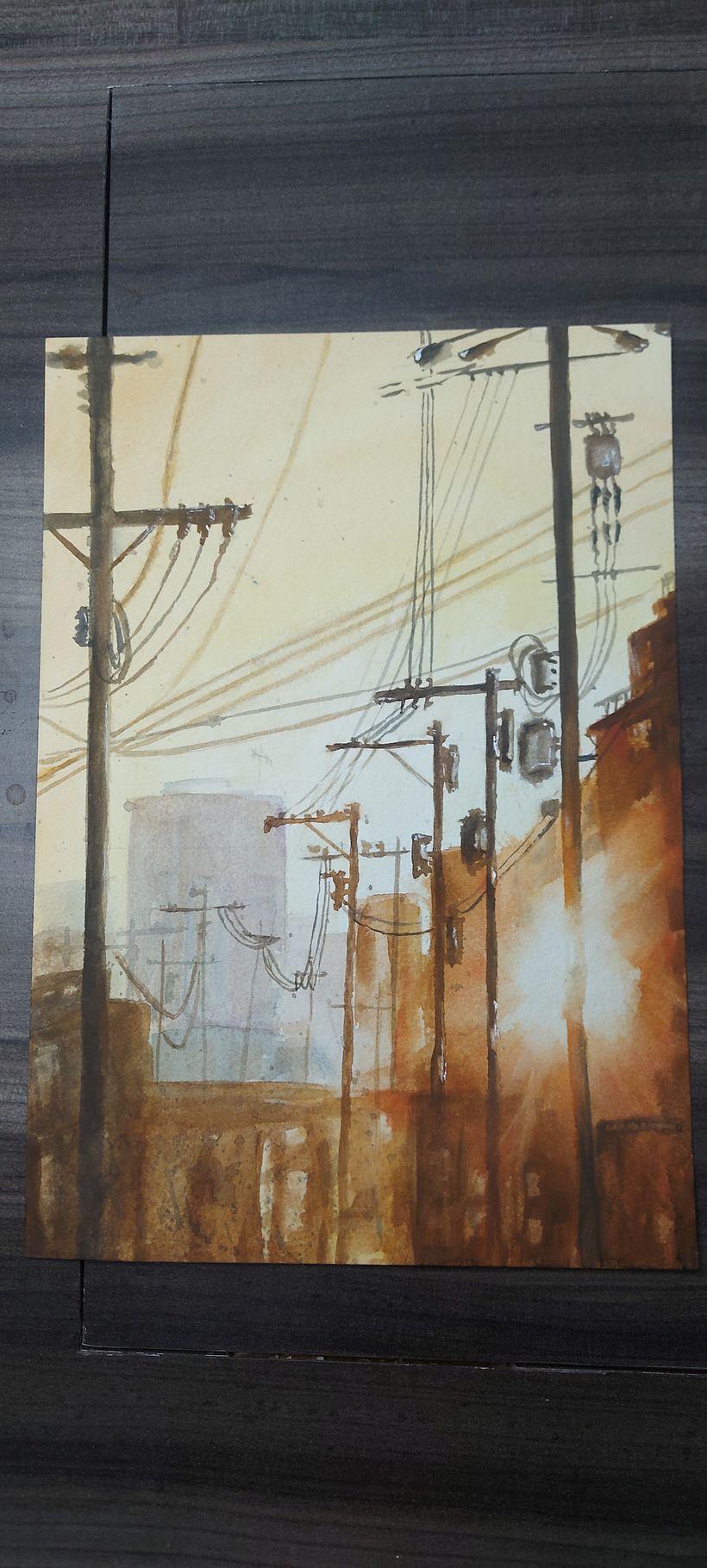 City sunset