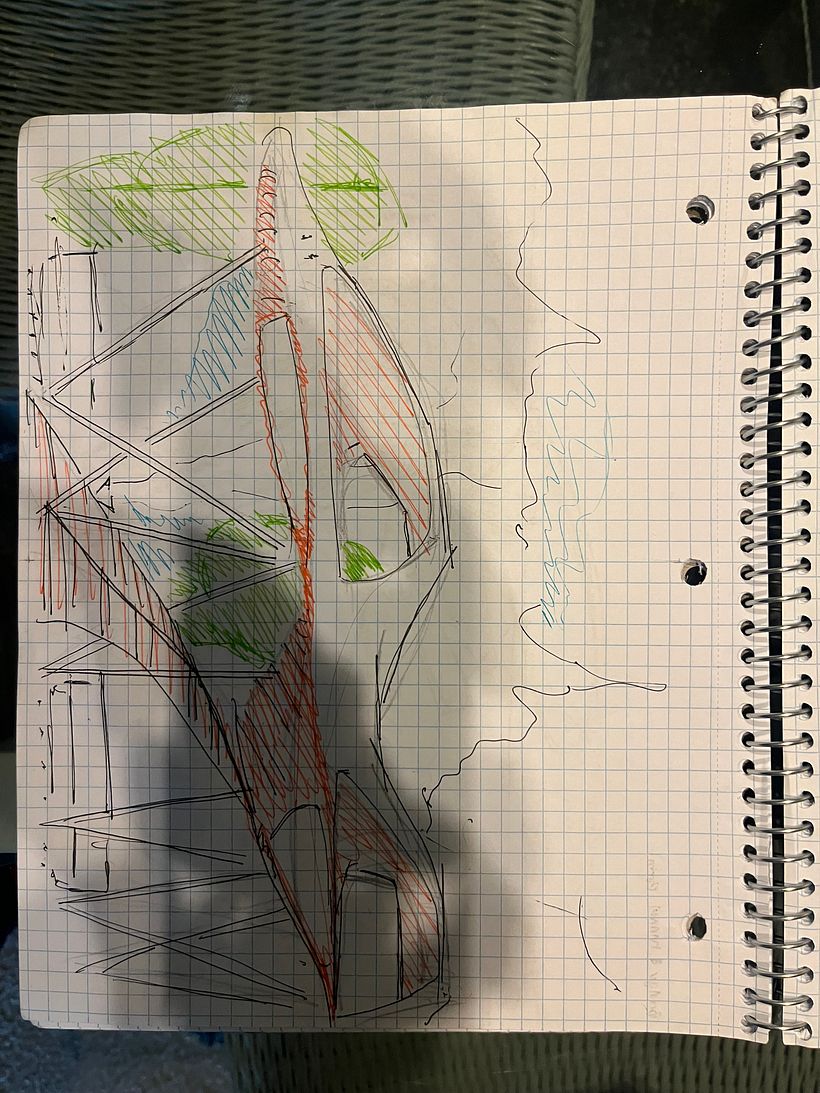 Charles Alexander Abbott IV My project for course: Architectural Freehand Concept Sketching 9