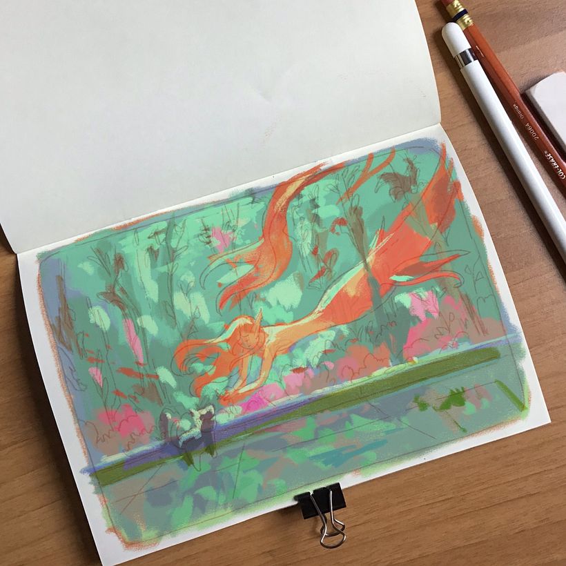 My project for course: Procreate Illustration: Sketching Techniques for the Everyday  5