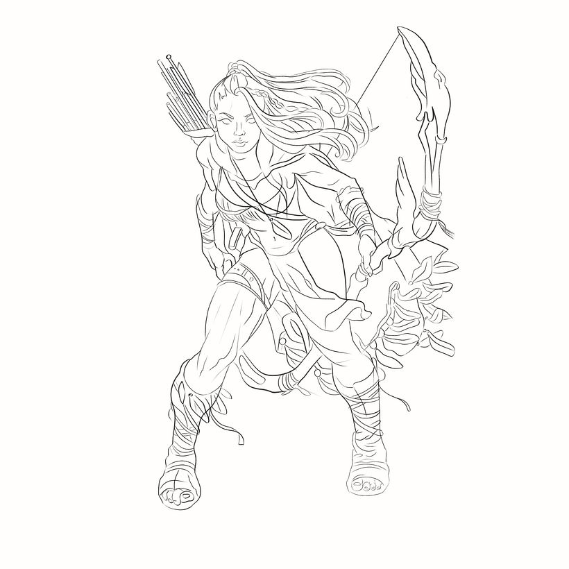 My project for course: Digital Character Painting with Procreate 1