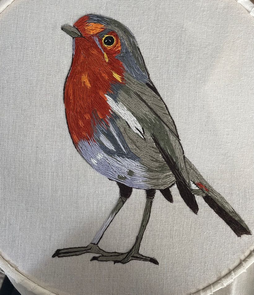 Mi proyecto del curso: Pintar con hilo: técnicas de ilustración textil 1