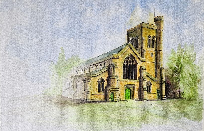 My project for course: Architectural Sketching with Watercolor and Ink 2
