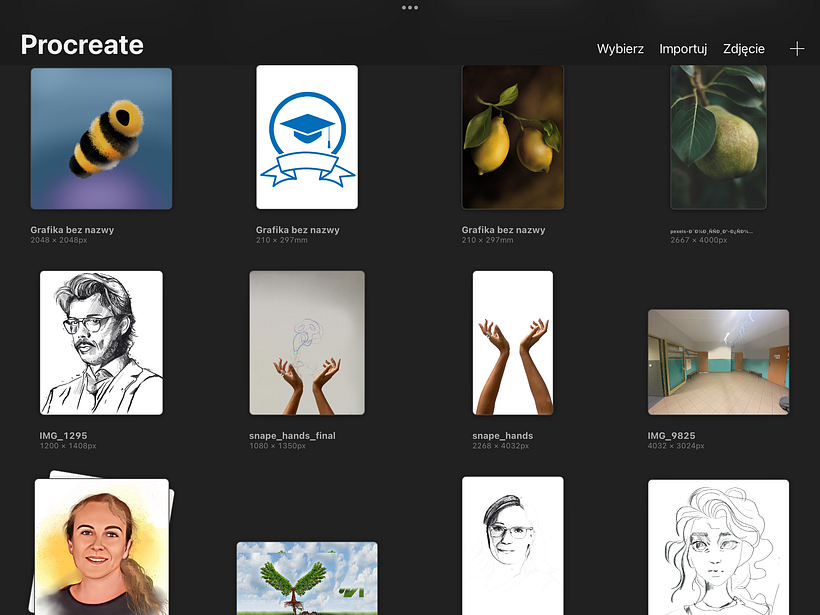 Mój projekt z kursu: Animacja technikami mieszanymi w Procreate 4
