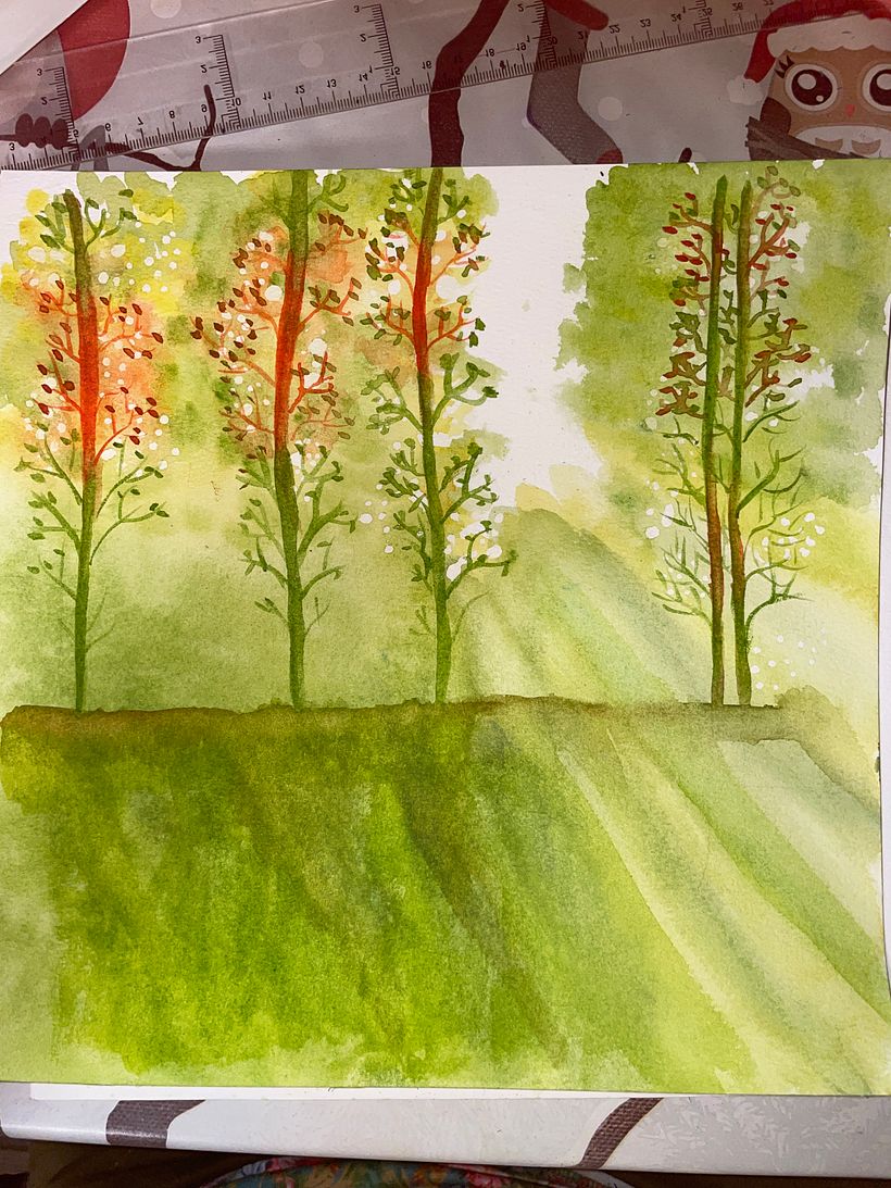 Mi proyecto del curso: Paisajes de ensueño con acuarela: plasma la luz 1