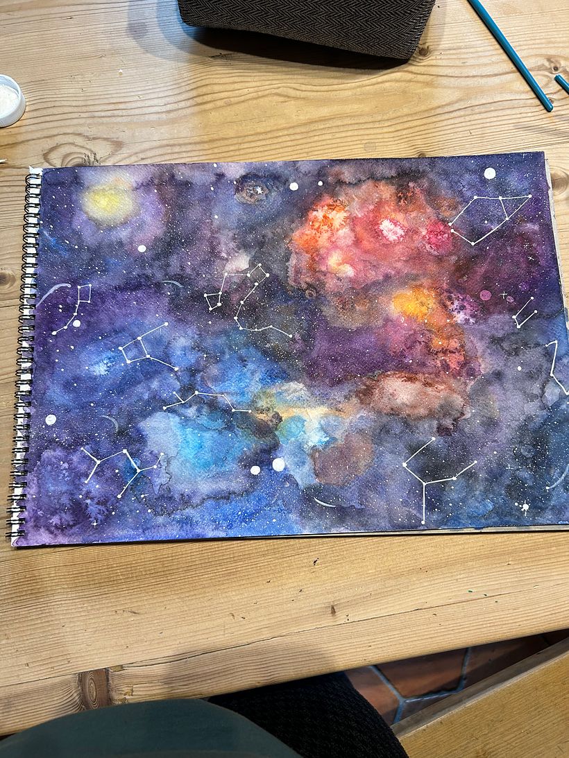 Mon projet du cours : Techniques modernes d’aquarelle 3