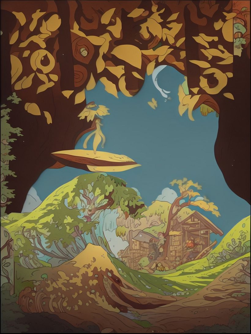 My project for course: Forest Fantasy Illustration in Procreate & Photoshop 5