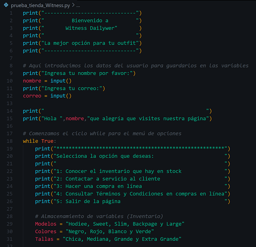 Mi proyecto del curso: Introducción a la programación con Python 6