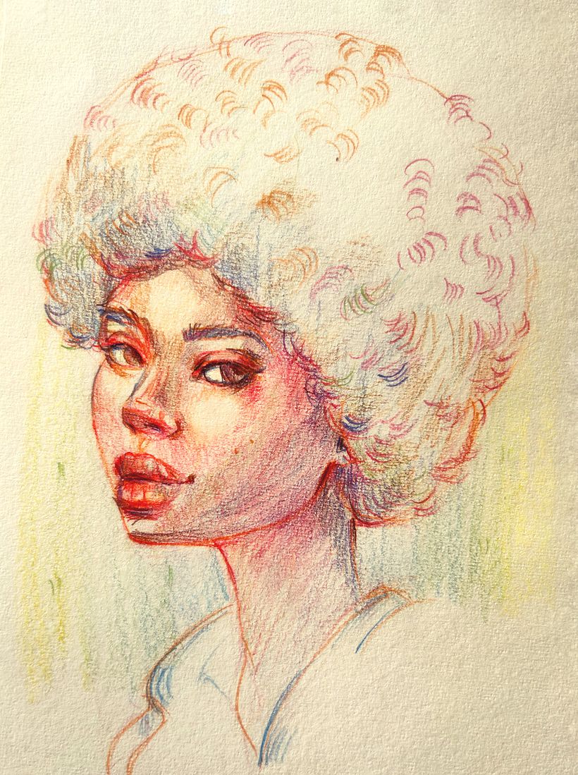 My project for course: Vibrant Portrait Drawing with Colored Pencils 2