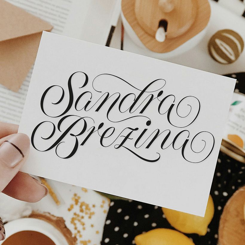 My project for course: Cursive Lettering for Logos 4