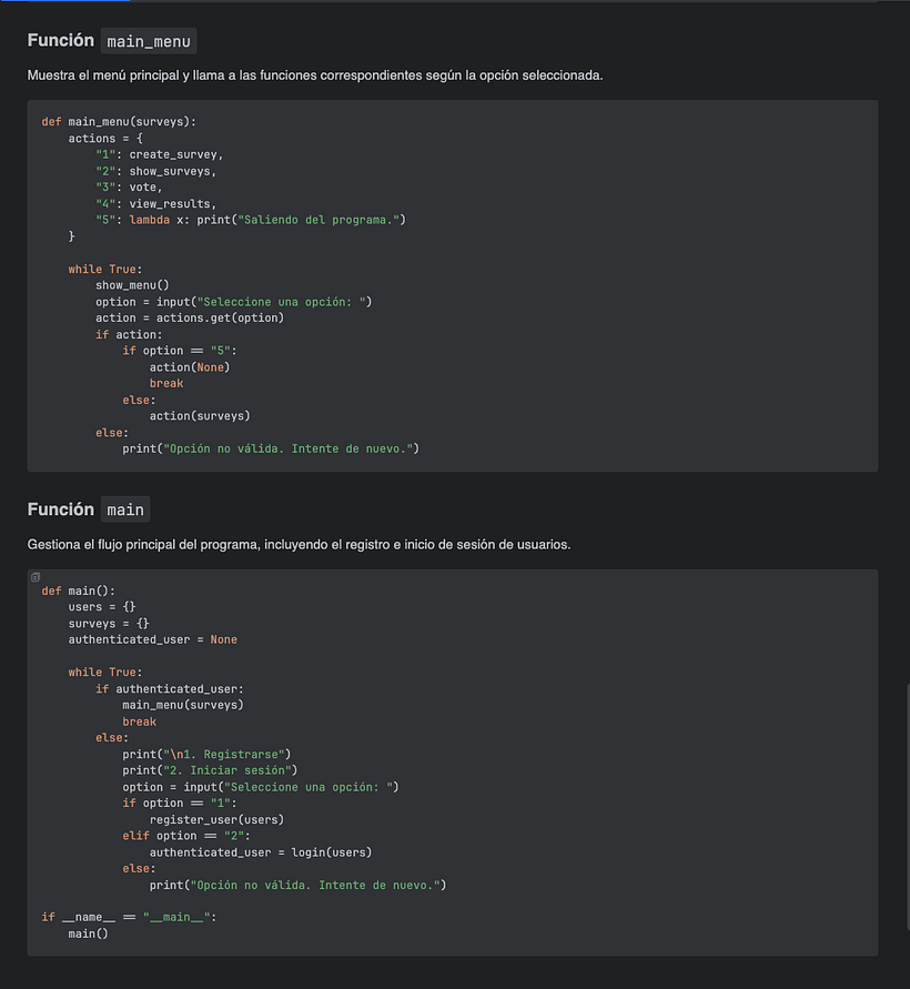 Sistema de Encuestas - Mi proyecto del curso: Introducción a la programación con Python 4