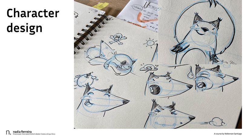 Final project: Illustrated Children's Books Create a Unique Story, Course by Weberson Santiago 2