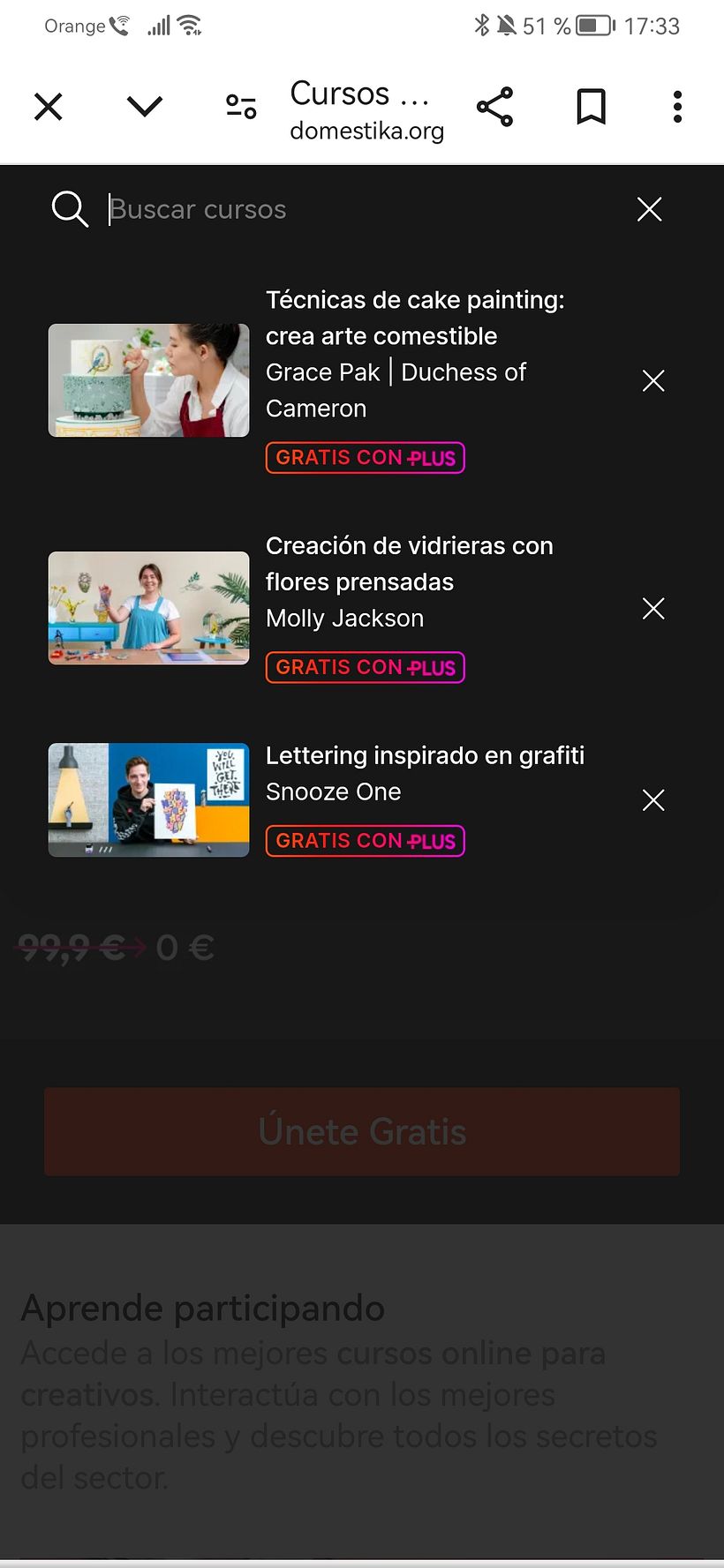 Cursos plus que han desaparecido 1